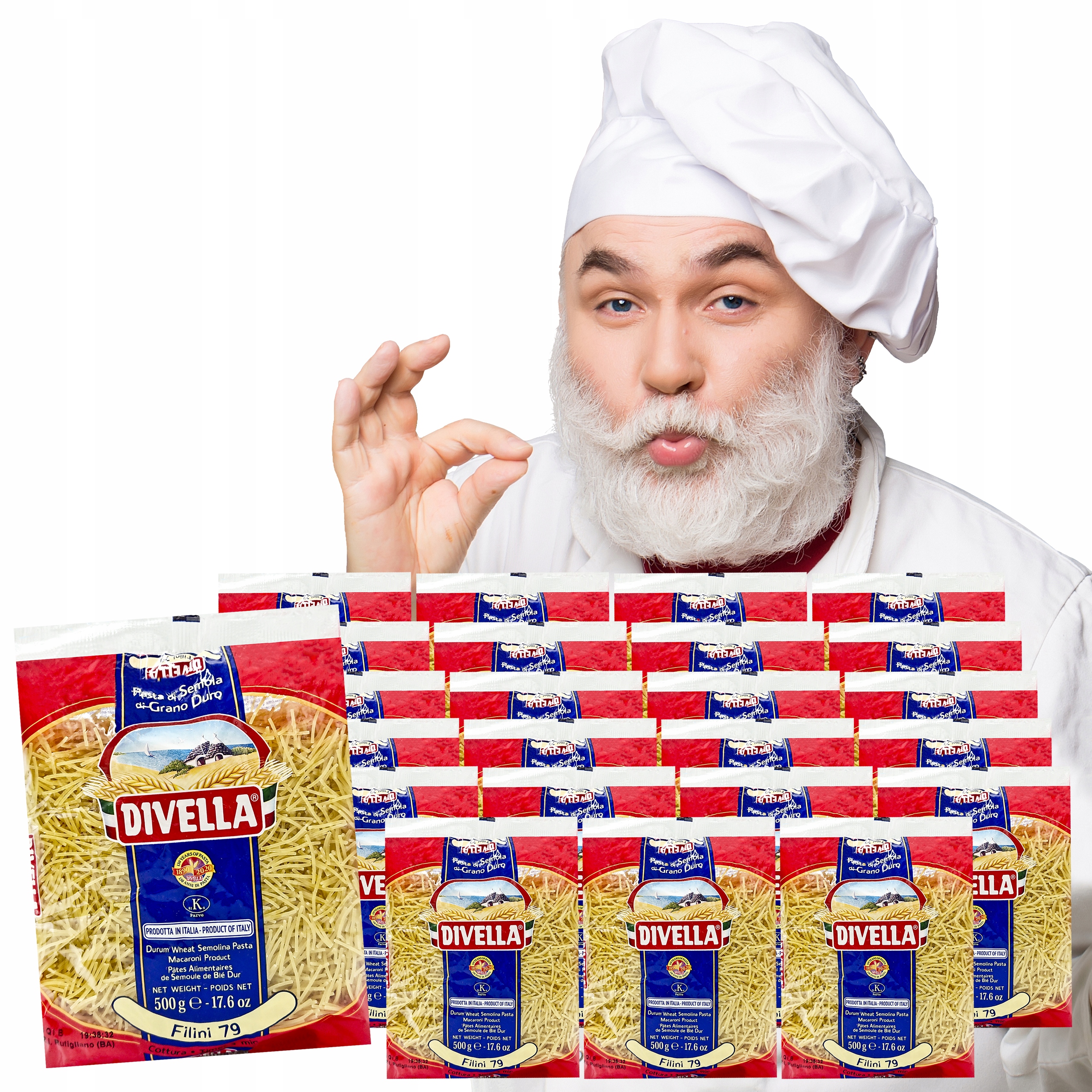 Levně Těstoviny Filini Divella 24X500 G