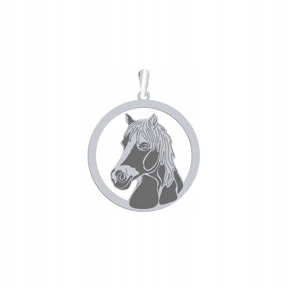 Stříbrný přívěsek s koněm Haflinger 925 Šperky Dárek Žena Gravírování