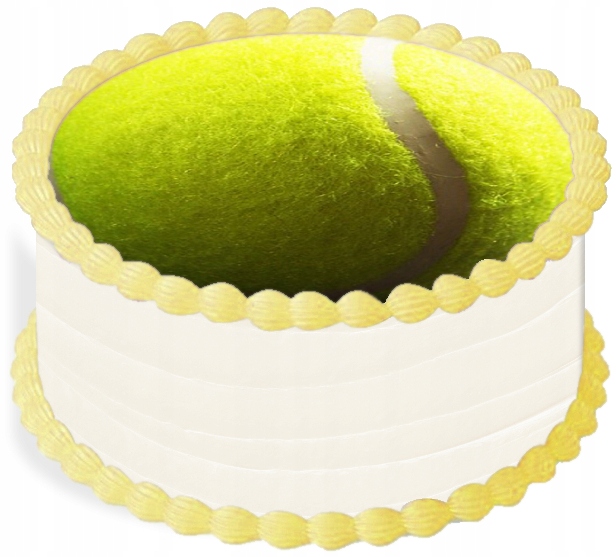 Levně oplatek na dort 14 cm Sport Tenisový míč