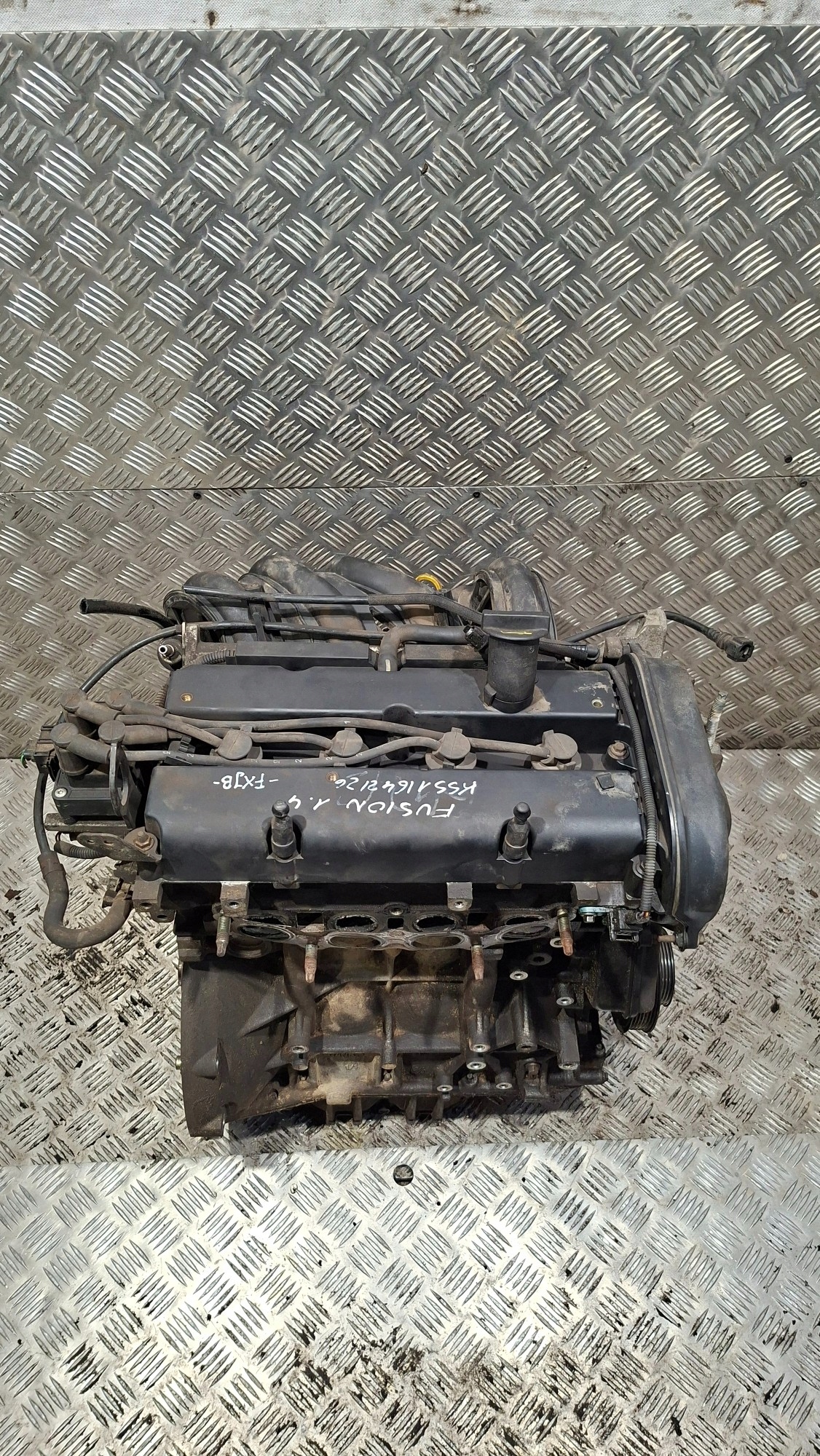 engine unprotected pillar FORD FUSION 1.4 FXJB