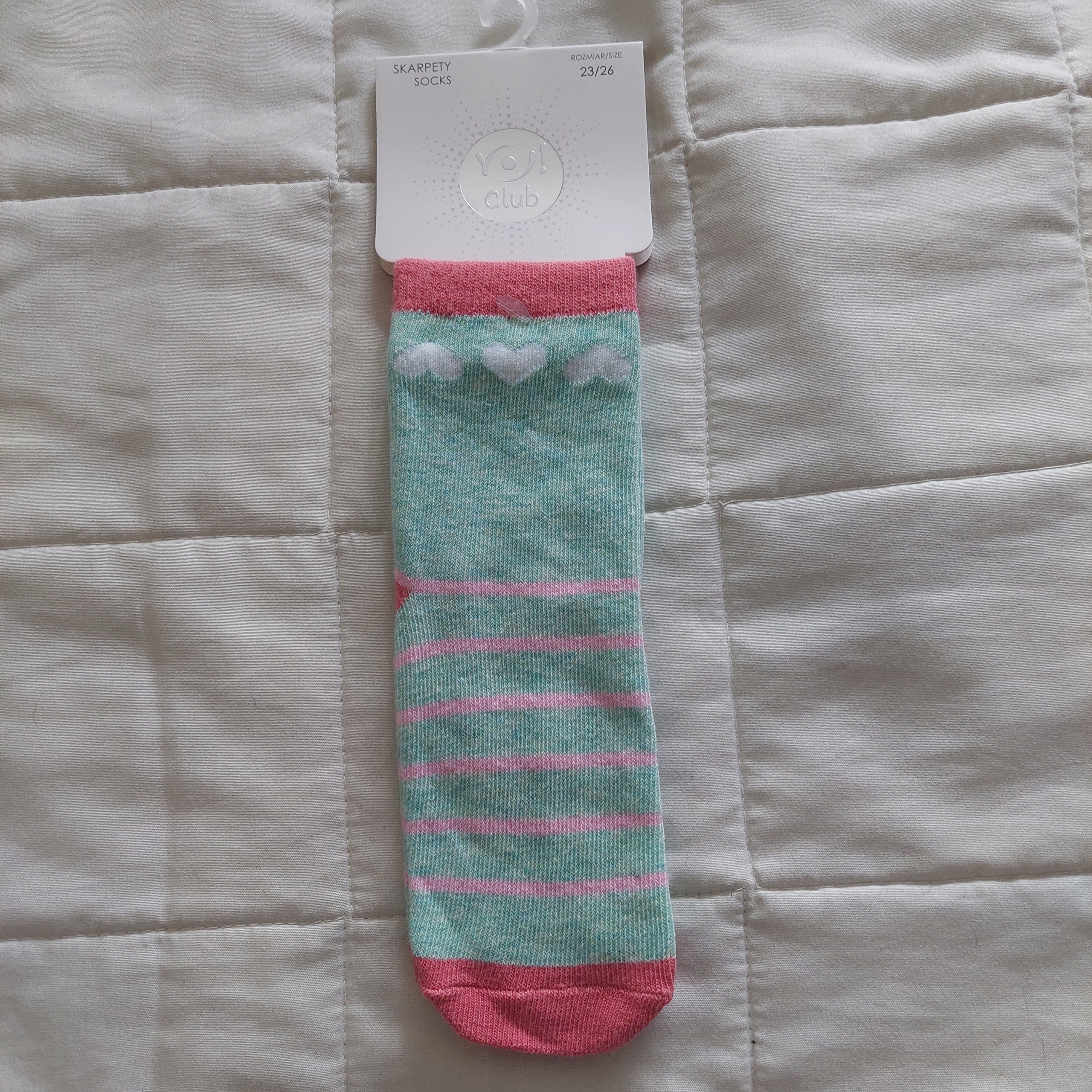 

nowe skarpetki Yo 23/26 (14,1-16 cm)