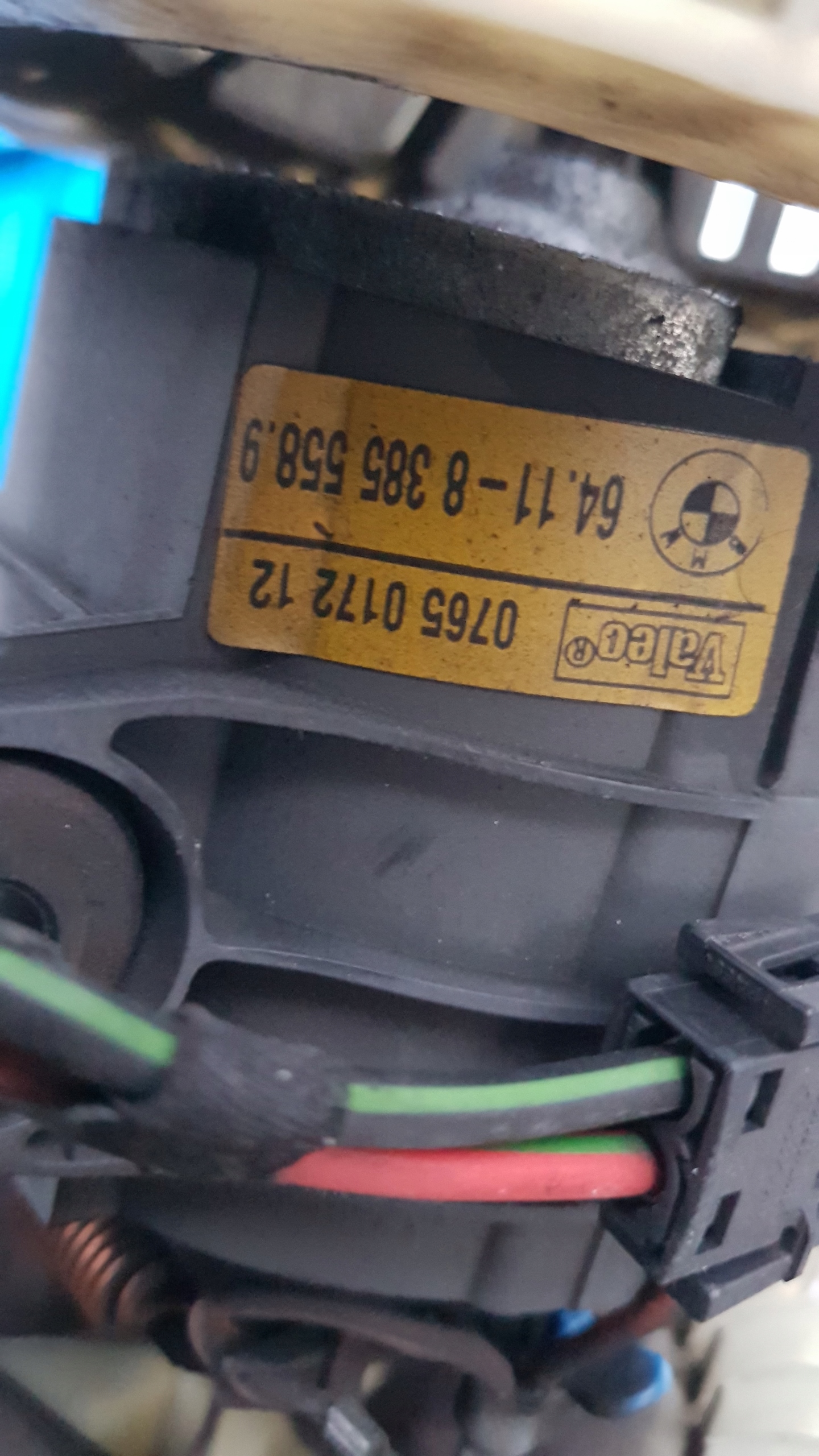 BMW E39 E46 riscaldamento VENTOLA BOCCHETTE 8385558