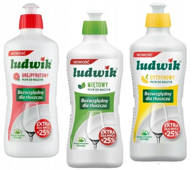 

Ludwik Płyn do mycia naczyń Mix 3 x 450ml