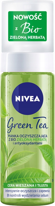 

Nivea Pianka mus do mycia twarzy Green Tea 150ml
