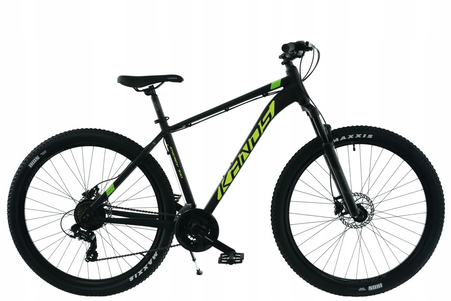 Rower 29 Kands Mtb Energy 700 Tourney 2HT M 19 Czarno-seledynowy Mat