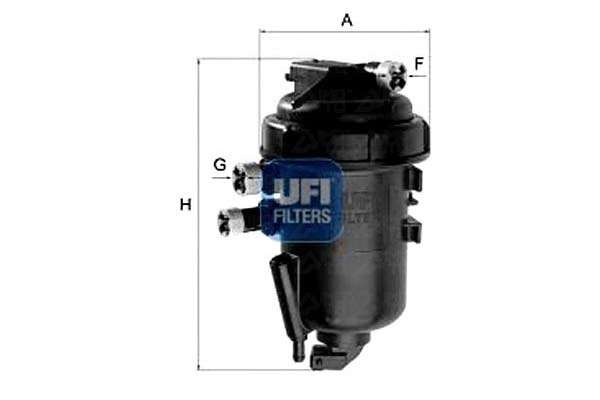 Palivový Filtr Ufi 96629454 4803001 S5163GC