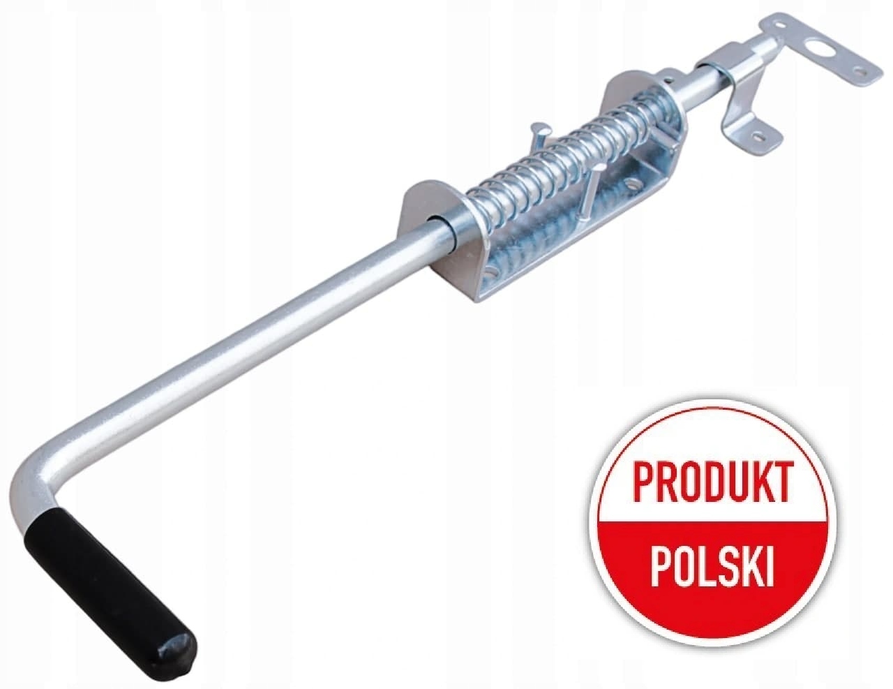 

Rygiel Zasuwa Do Bramy Drzwi Sprężyna Ocynk 42cm