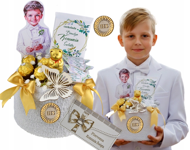 Levně Dort K Prvnímu Svatému Přijímání Na Přijímání ze sladkostí dárek Box Obálka Na Peníze