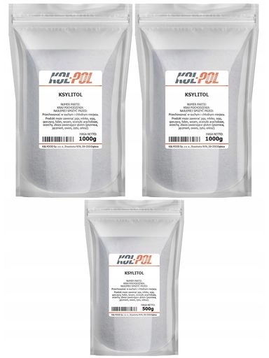 Levně Ksylitol 2,5 kg Xylitol čisté přírodní sladidlo náhrada cukru Kol-Pol