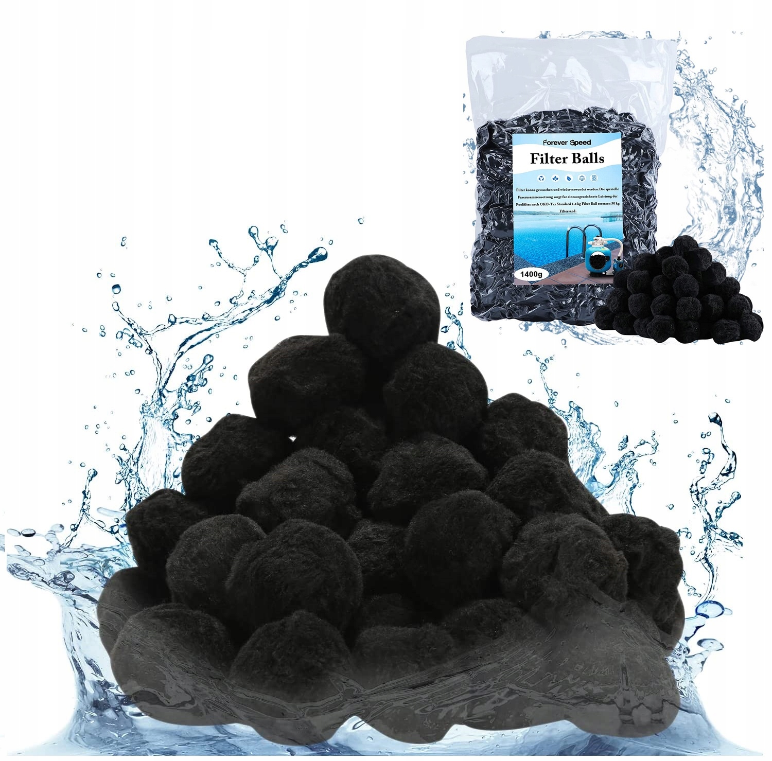 

Kulki Filtracyjne do Pomp Piaskowych 1400g