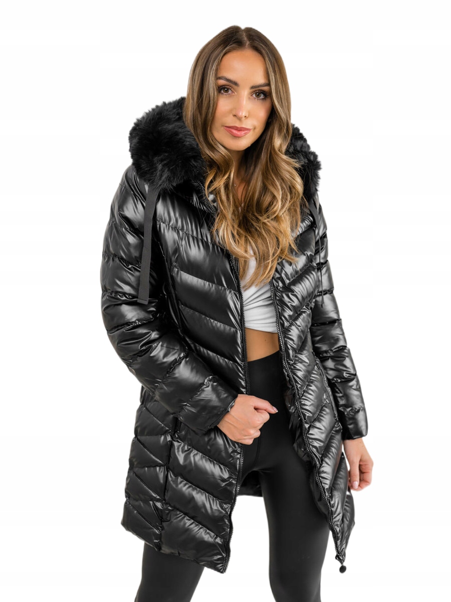Zimní Bunda Prošívaná Černá 5M3139 Denley_l