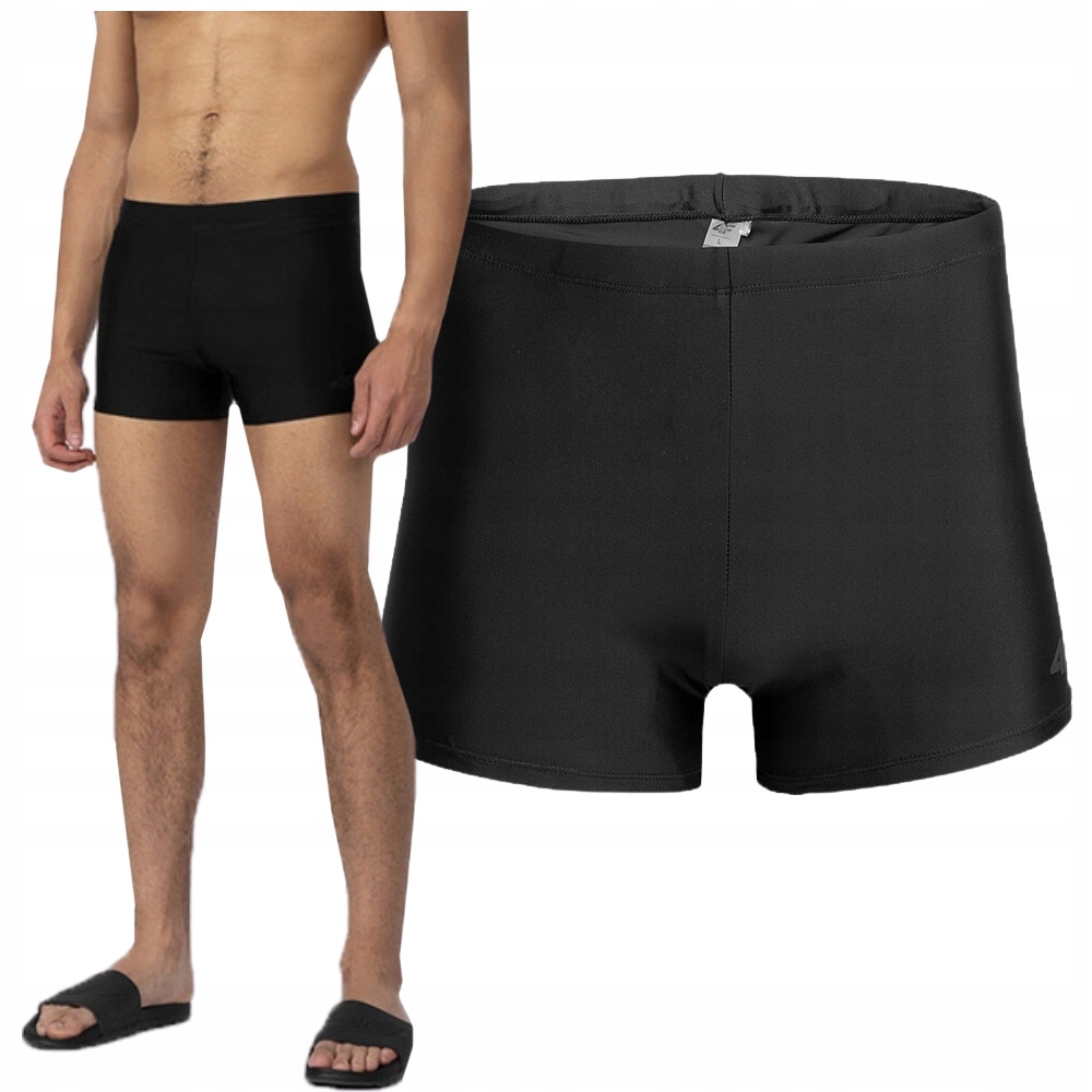 

4F Kąpielówki Męskie USWTM009 Czarne Szorty 2XL