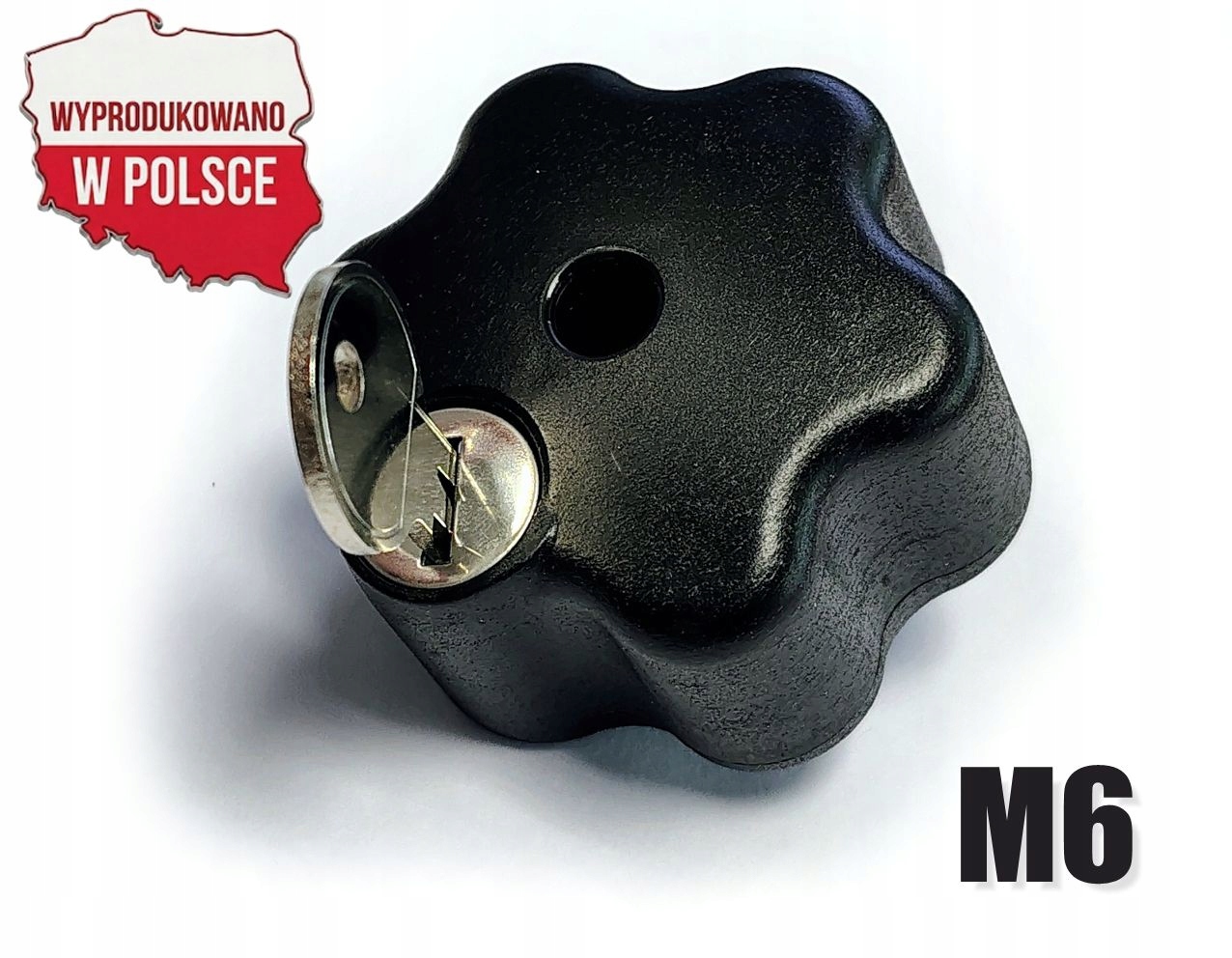 Gałka Z Zamkiem M6 Polski Produkt