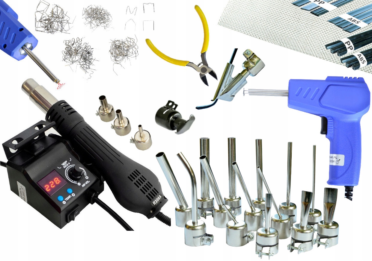 ZSZYWACZ PLASTIKU ZSZYWARKA SPAWARKA WEP 8858-V +Zestaw Tworzywo Dysze