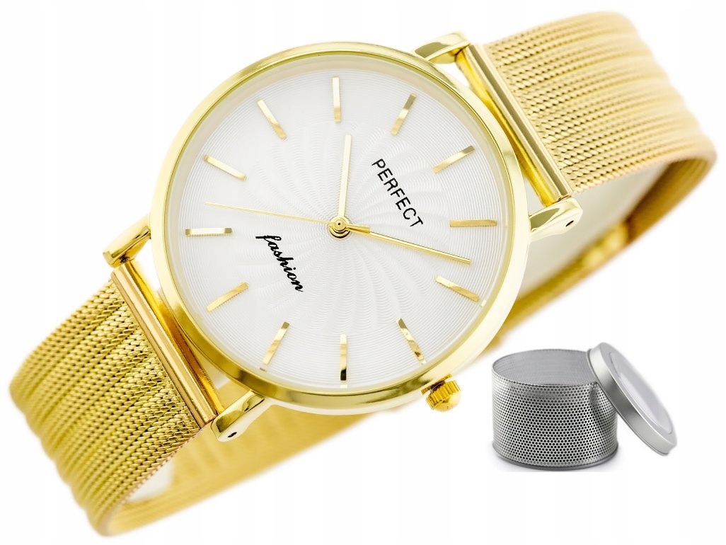 

Zegarek damski Perfect Etna mesh + Box + Grawer