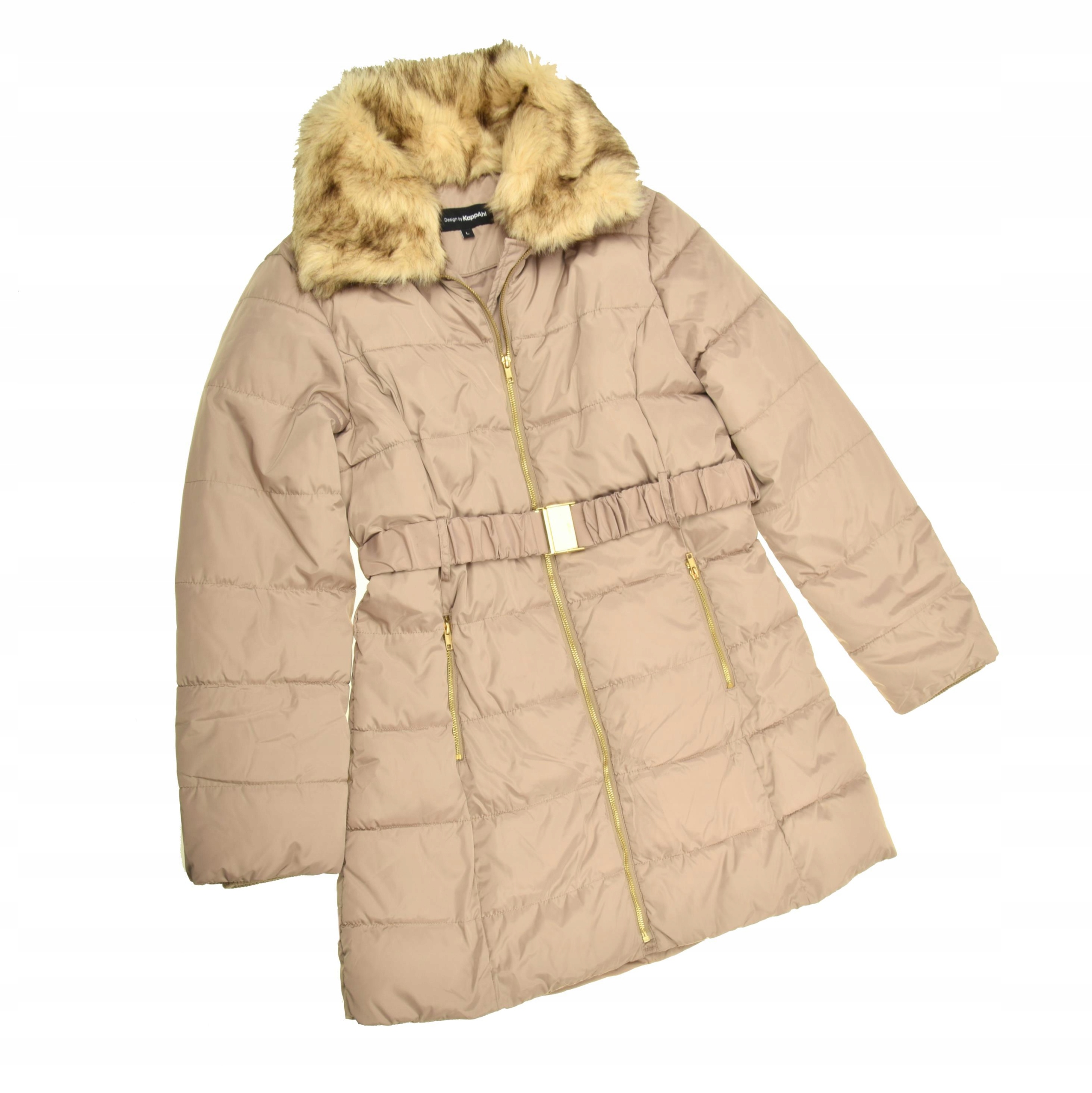 KappAhl * PIKOWANY PŁASZCZ r. L SUPER