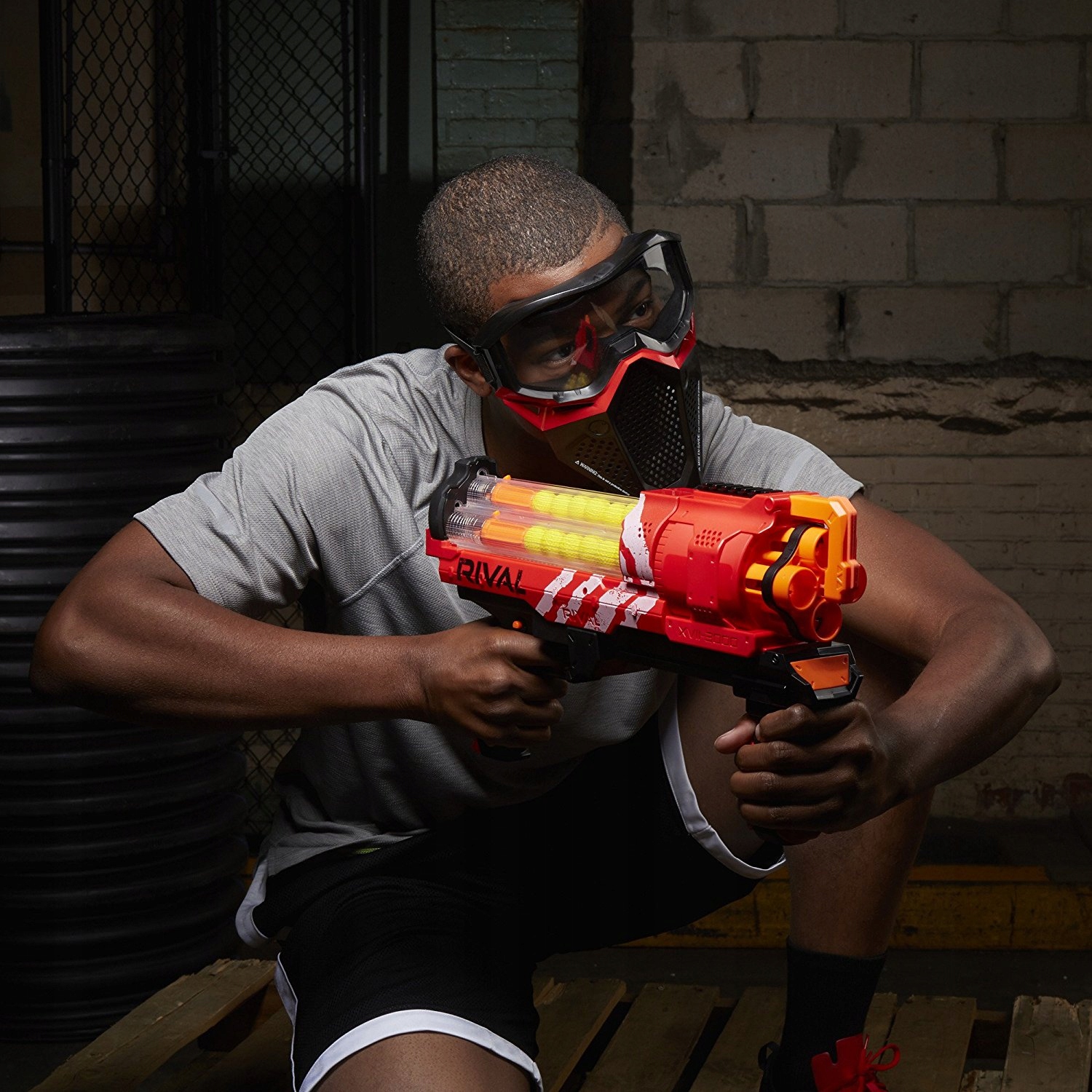 NERF RIVAL PISTOLET NA KULKI ARTEMIS CZERWONY Marka NERF