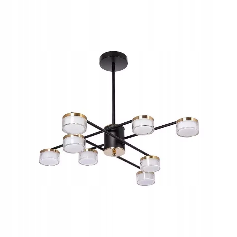 Velký stropní svítidlo s klasickými kulatými Led diodami je ideální do obývacího pokoje a velkého pokoje se zlatem