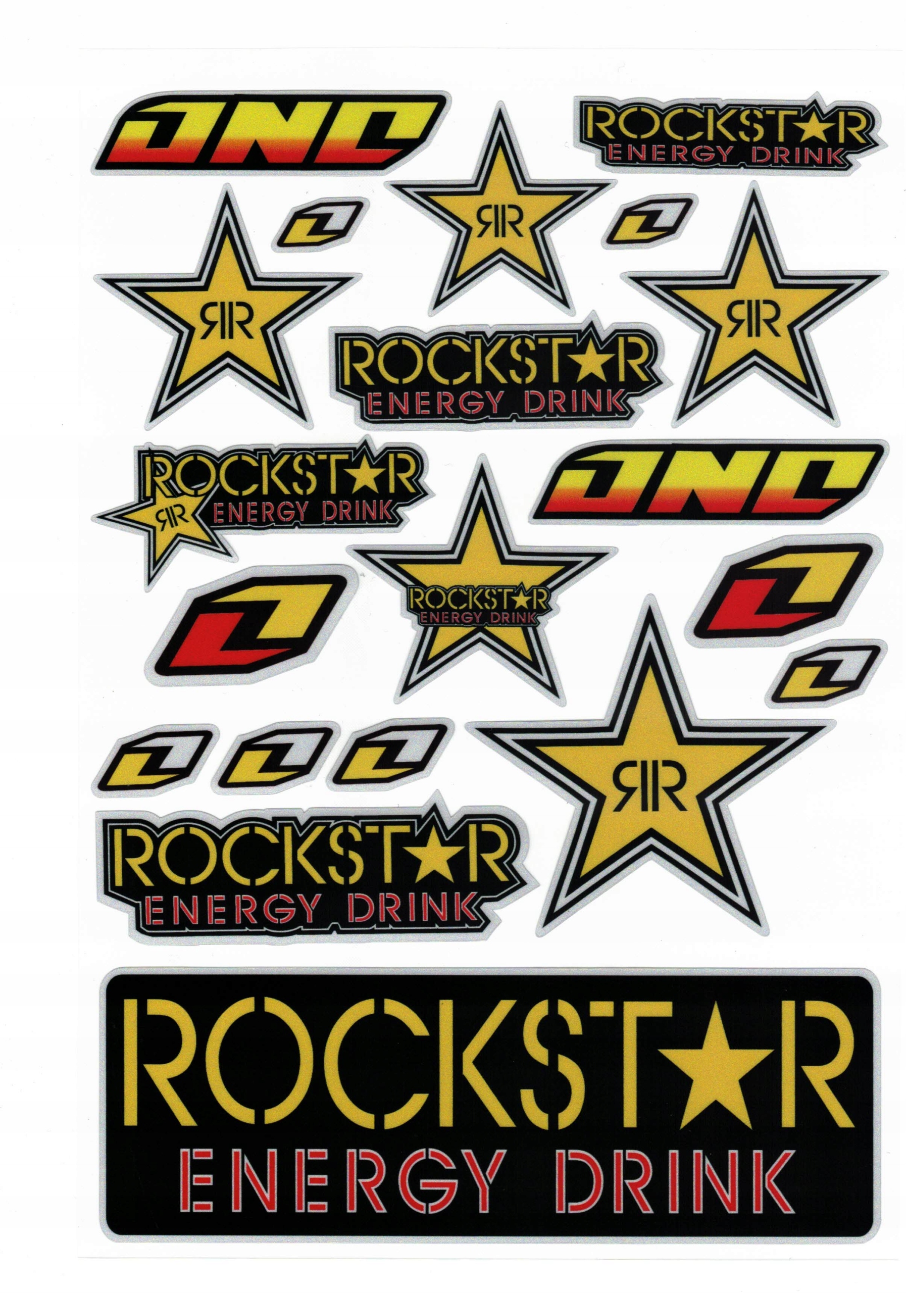 

Naklejki Na Motor Motocykl Rockstar One Zestaw