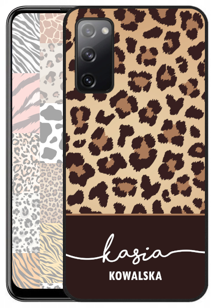 Etui do Samsung Galaxy S20 FE ZWIERZĘTA | INICJAŁY
