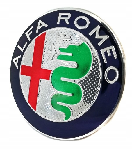 NOWE LOGO EMBLEMAT 74mm ALFA ROMEO 147 156 159