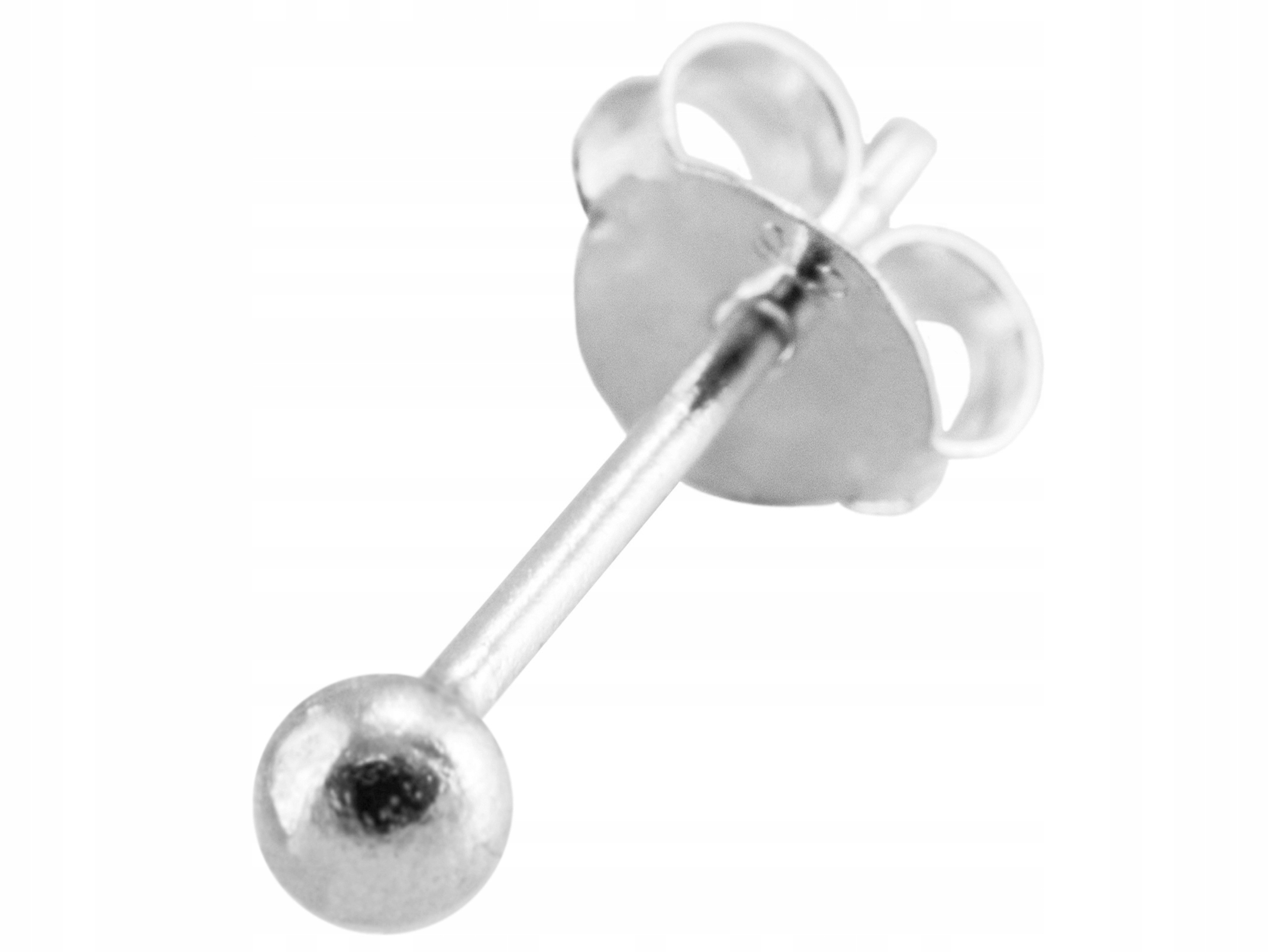 

Versil kolczyk kulka 3,0 mm 1 sztuka Srebro 925