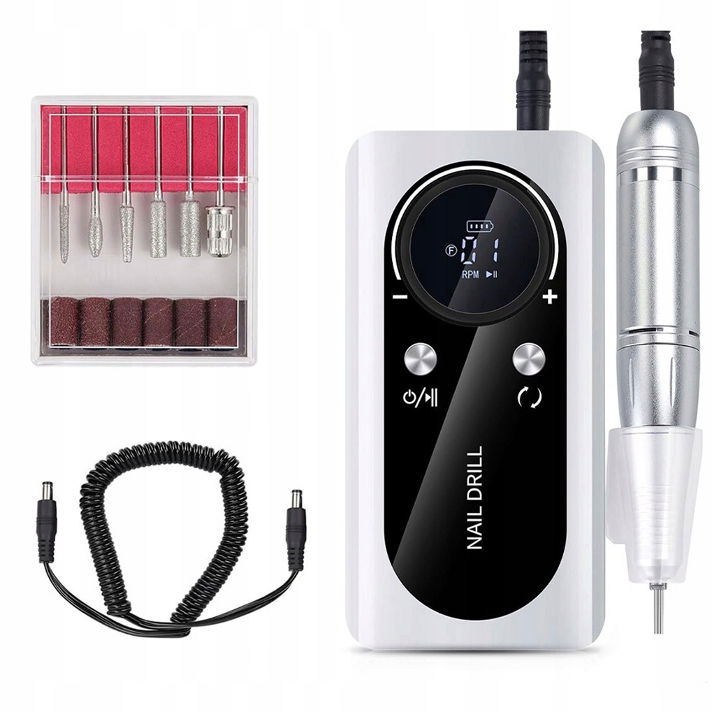 Bruska Černá Na Nehty, Manikúra A Pedikúra Se Stanicí