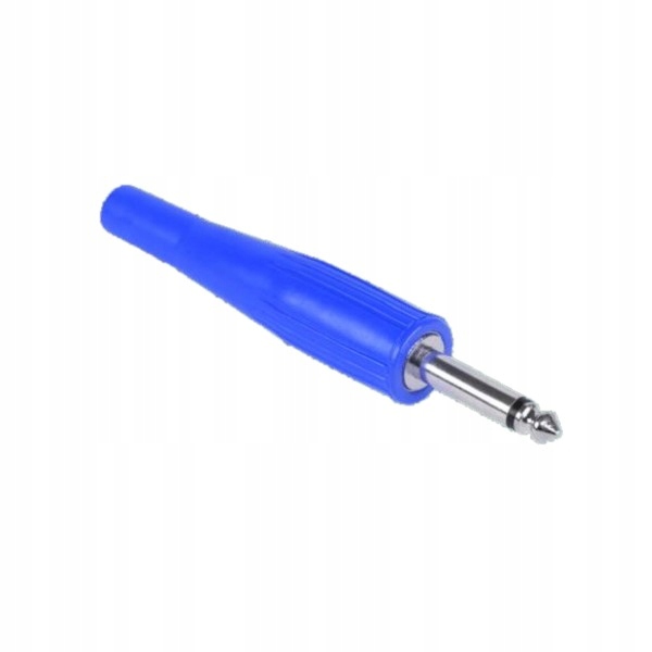 Wtyk jack duży 6,3mm 6.3 mono gumowy