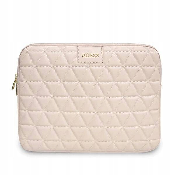 Pouzdro Guess Quilted na notebook 13'' růžové