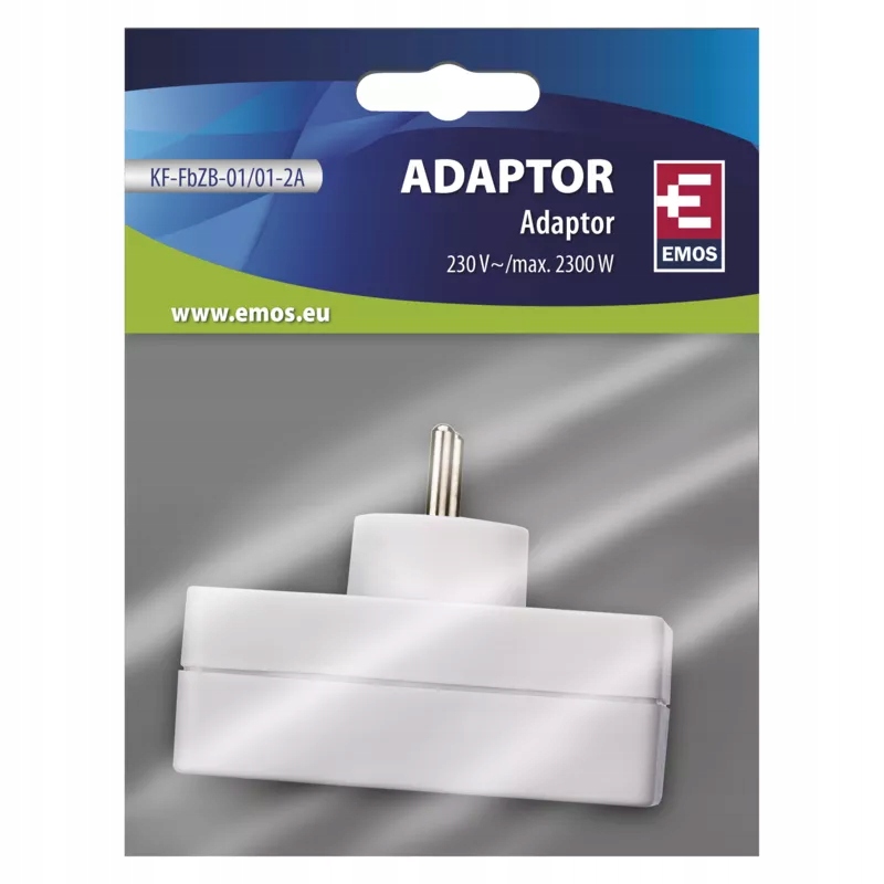 Rozgałęźnik P0025 wtyczka 3 gniazda 2+1 biała 230V Marka Emos