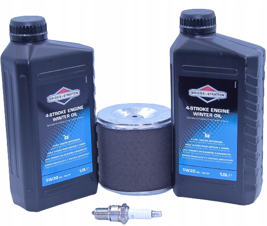 Sada filtrů GX390, GX340, Honda svíčka, zimní olej – dva litry