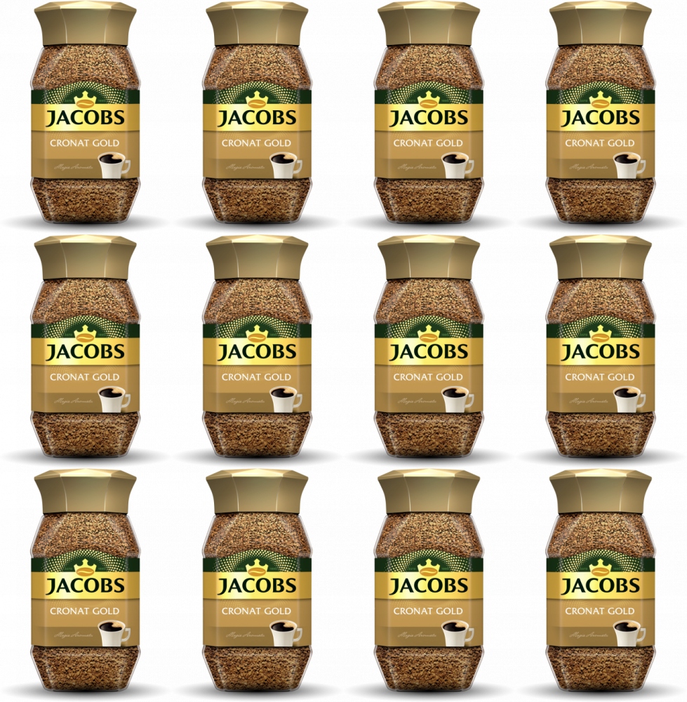 Jacobs Cronat Gold 100g kawa rozpuszczalna x12