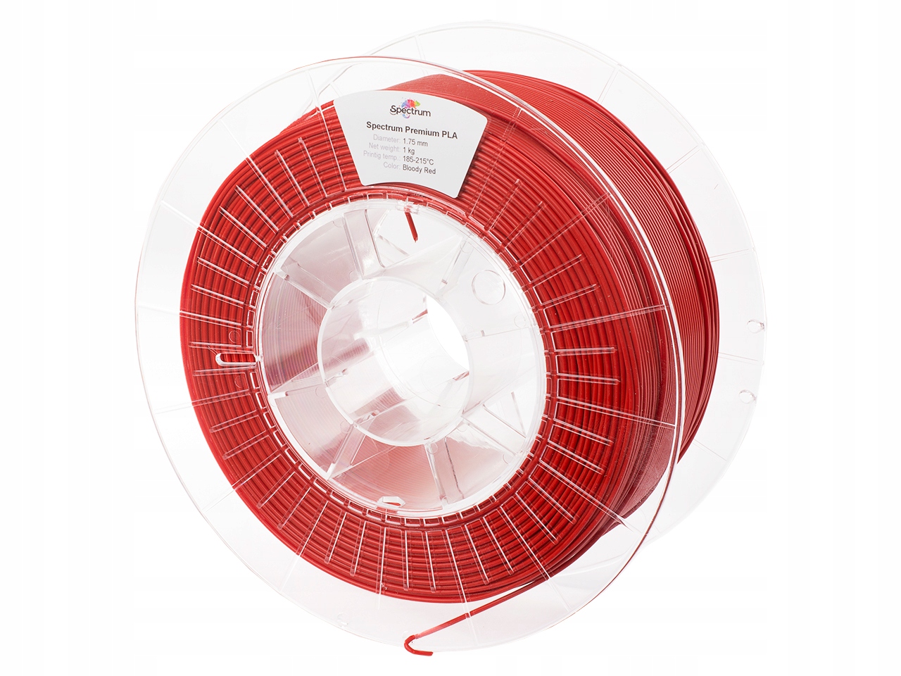 Filament Spectrum Pla 1.75 mm Bloody Red Czerwony 1 kg
