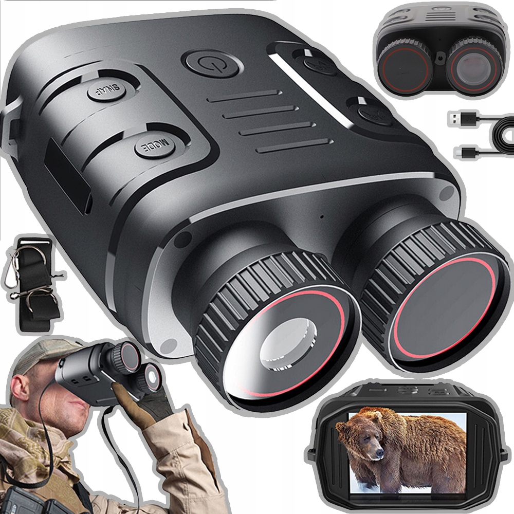 Dalekohled Pro Noční Vidění Hd 1080P 7 Stupňů Infračerveného Záření Pro Pozorování Zvířat