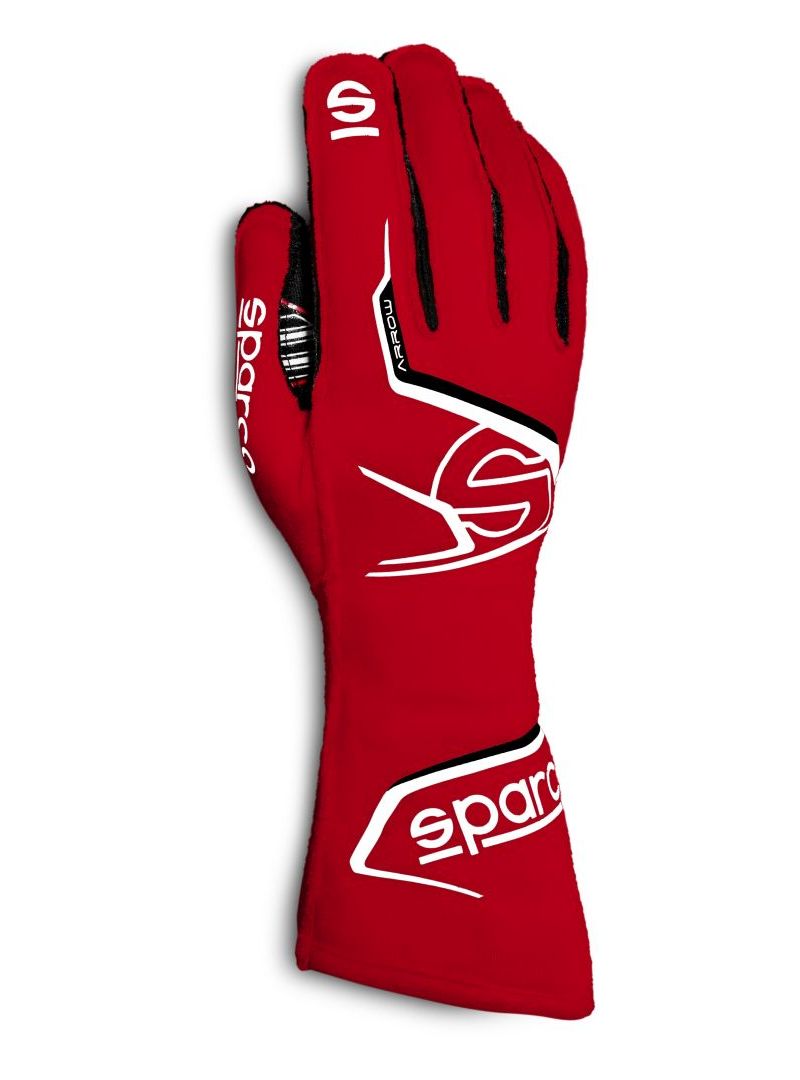 Kartingové rukavice Sparco Arrow K červené veľ. S