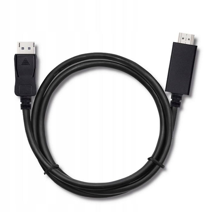 Qoltec DisplayPort v1.2 męski HDMI męski 5K 1m Ekranowany do laptopa PC Model 50435
