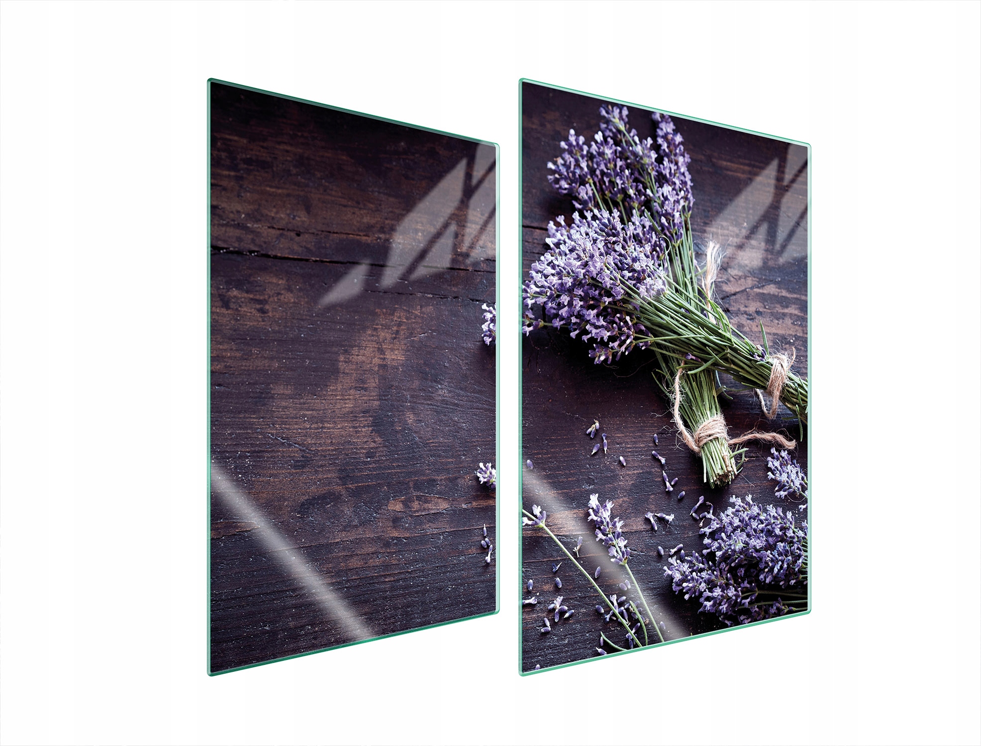 Skleněná Ochranná Deska Do Kuchyně 2x35x52 Levandule Tvrzené Sklo