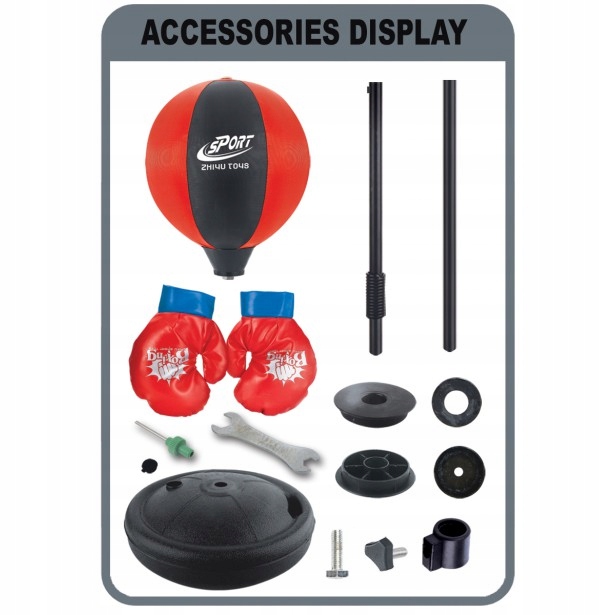 BOKS ZESTAW BOKSERSKI DLA DZIECI GRUSZKA RĘKAWICE Kod producenta 1017556