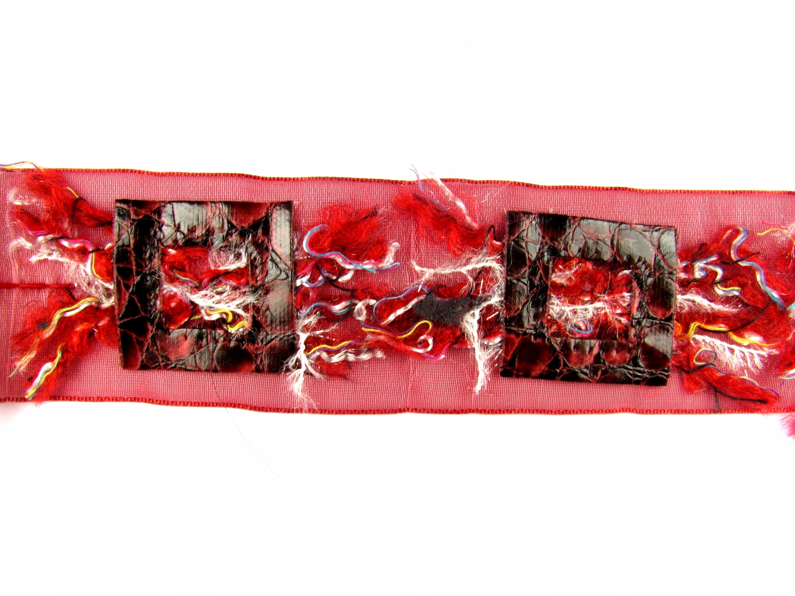 Ozdobná Páska 110035 *10m* 4cm Vínová Organza R35