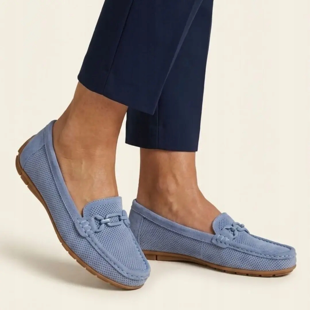 Dámské mokasíny Artiker 58C0570 modré 40, modrá