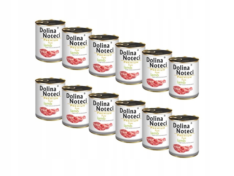 Karma dla psa Dolina Noteci Jagnięcina 12x800 g