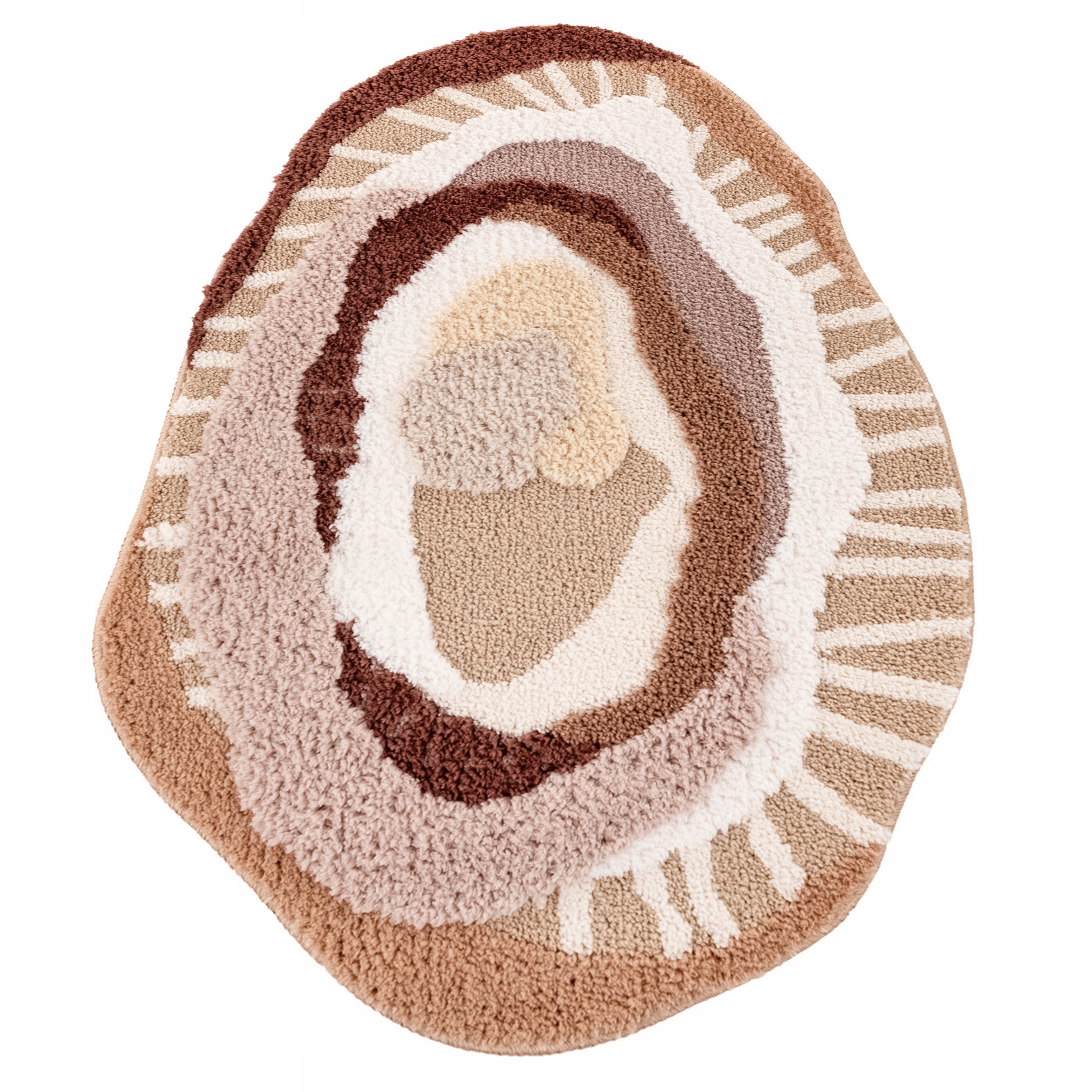 Koberec Béžový Protiskluzový Běhoun Nadýchaný Měkký Milý 50x80 cm Originální