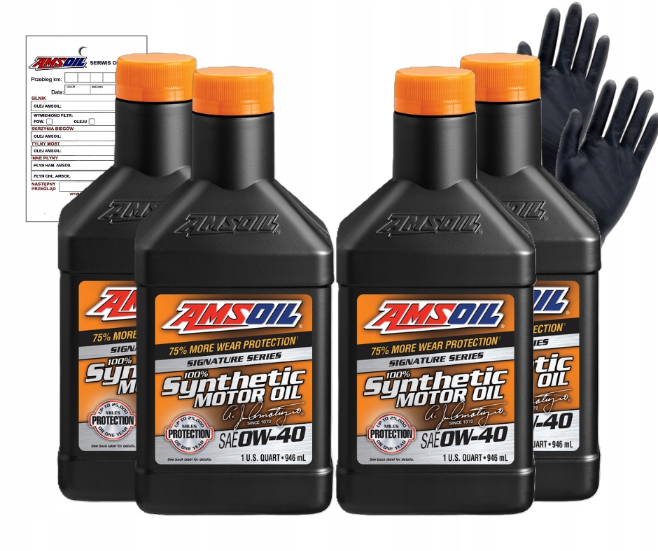 Amsoil Signature 0W40 0,946 l sada 4 ks