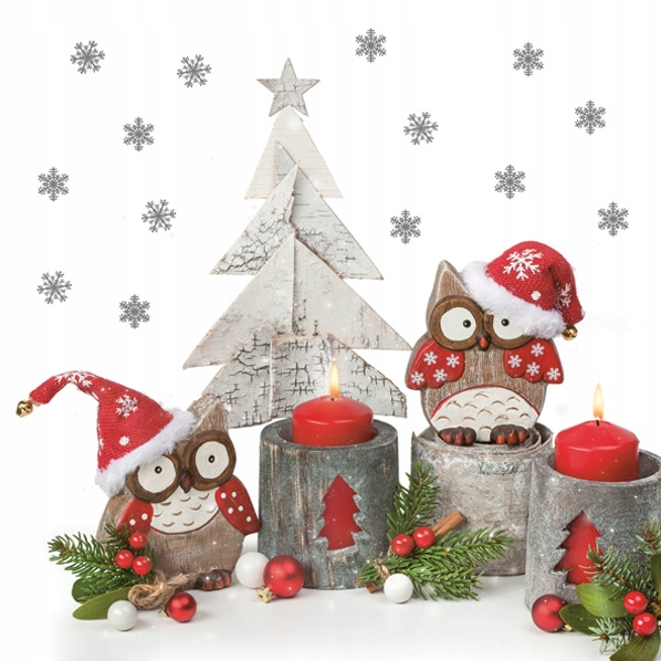 SERWETKI PAPIEROWE ŚWIĘTA świąteczne choinka 20 s