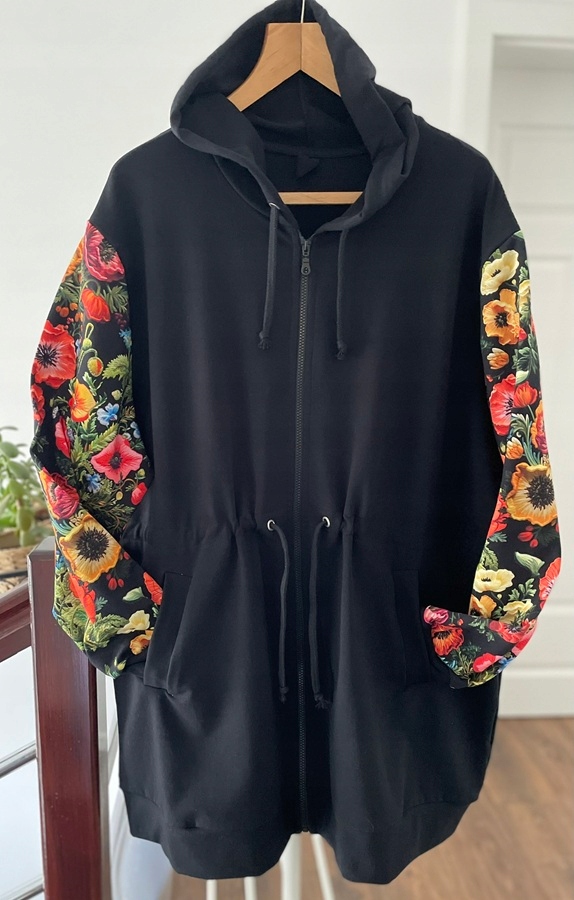 Mikina Na Zip Polska maxi+size Nová vel 56/58 extra