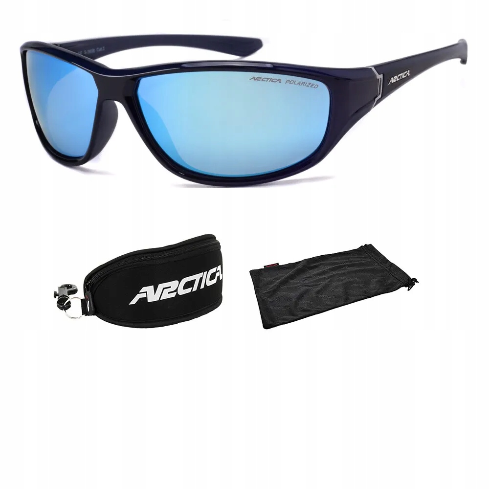 Arctica černé zrcadlové polarizační sluneční brýle S360B