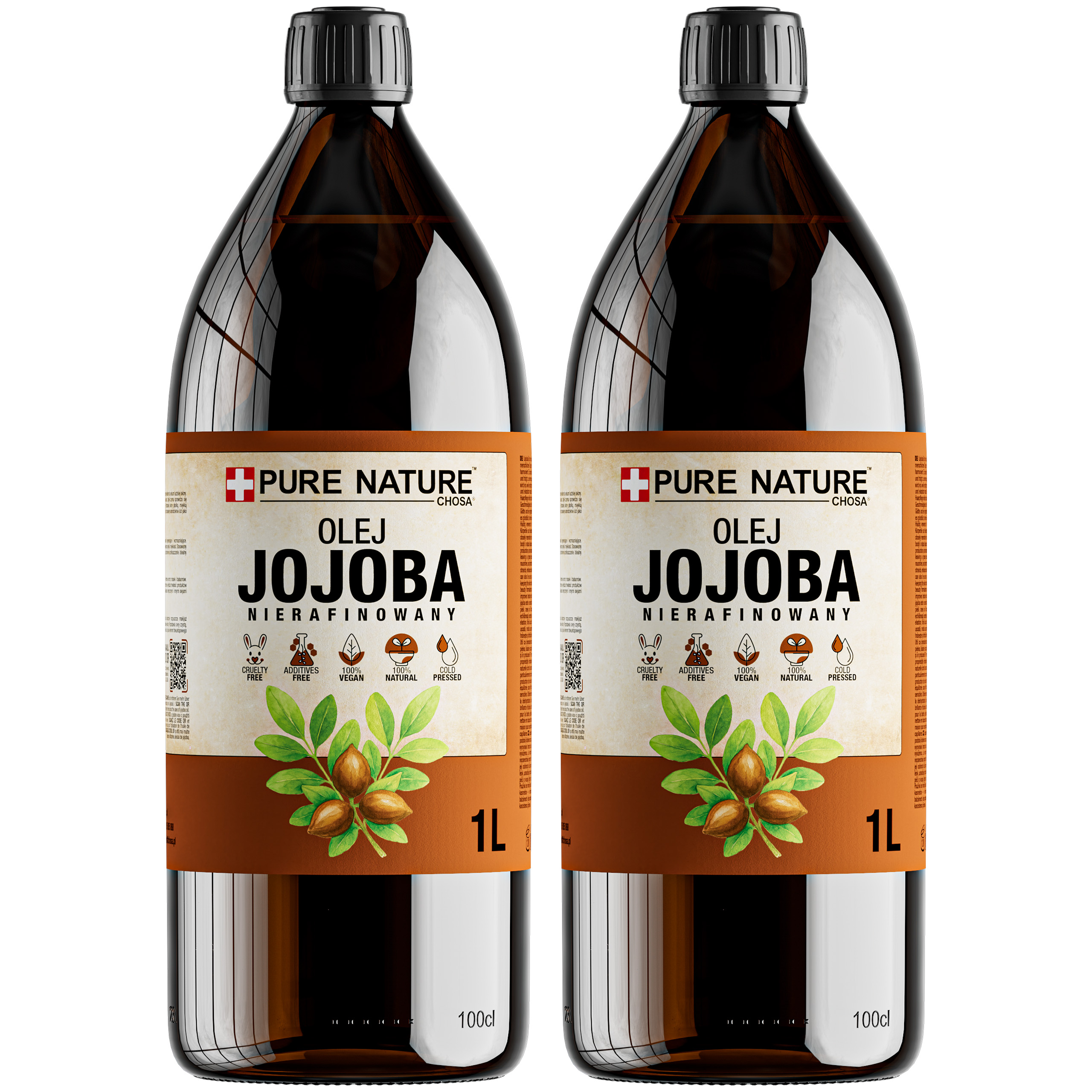 Jojobový Olej Přírodní Lisovaný Za Studena Nerafinovaný 2x 1l