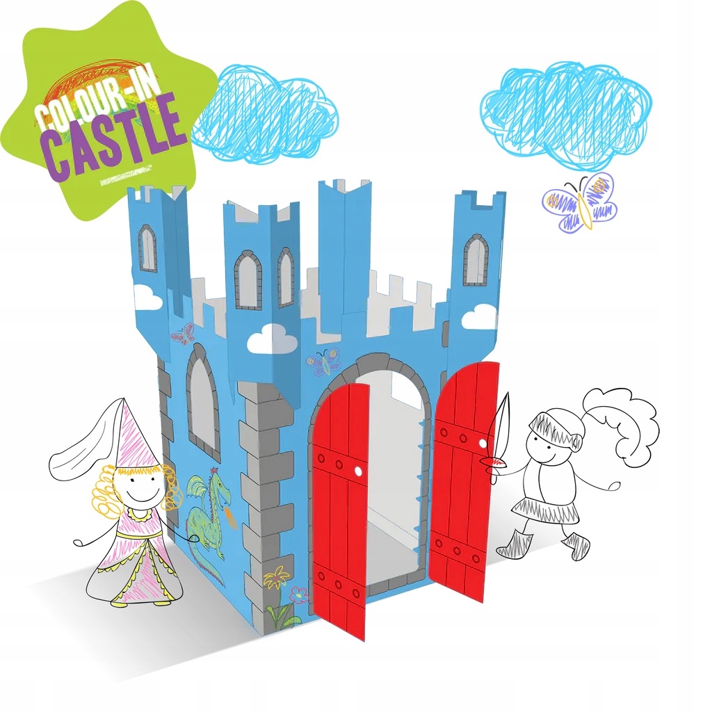 

Model 3D zamek do malowania i zabawy XL 144 cm