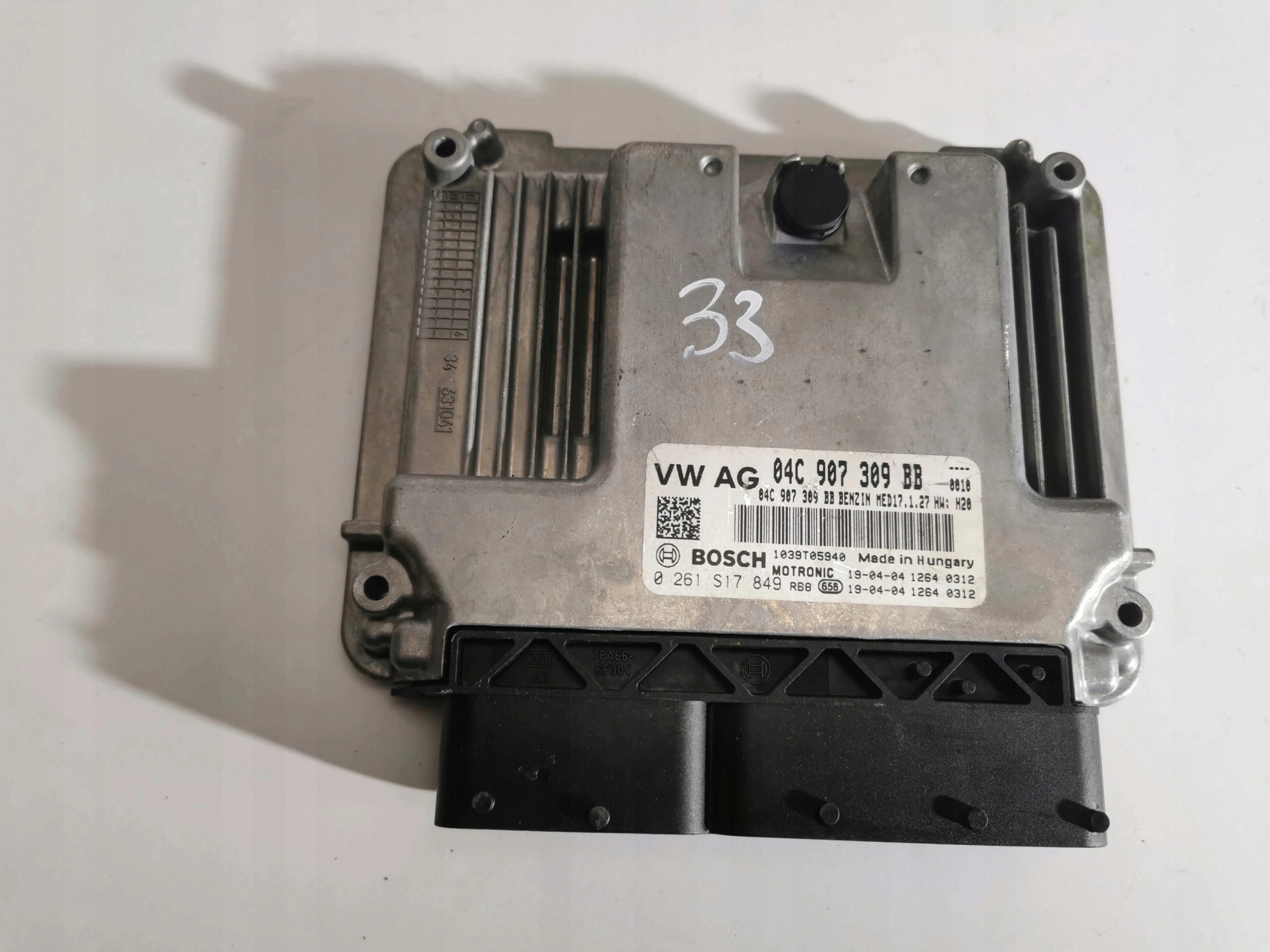VW POLO 1.0B 0261S17849 04C907309BB Computer ECU