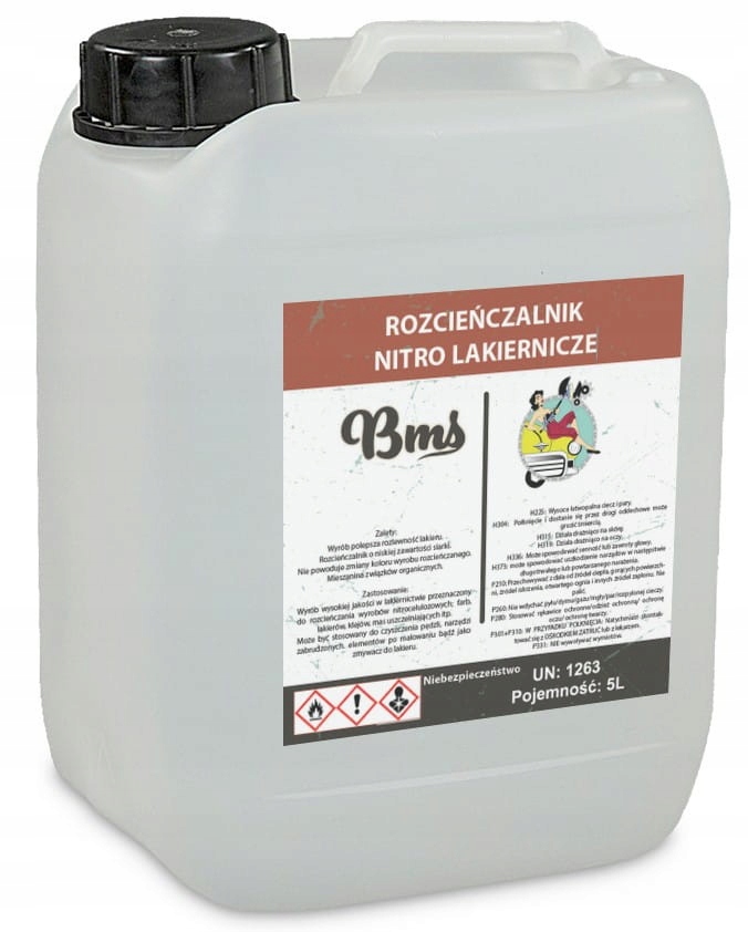 

Bms Nitro Lakiernicze Rozcieńczalnik 5L